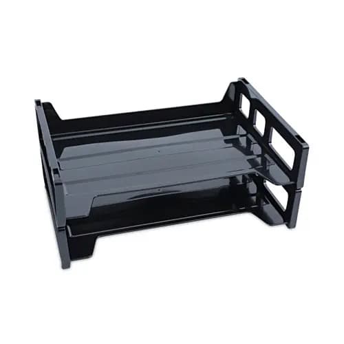 Universal® Recycled Plastic Side Load Desk Trays