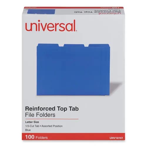 Universal® Reinforced Top-Tab File Folders
