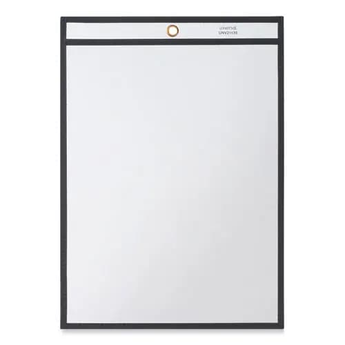 Universal® Top-Load Vinyl Ticket Holder, Heavy Gauge, Clear, 25/Pack