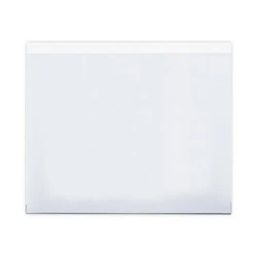 Universal® Wall Mount Sign Holder, 11 x 8.5, Horizontal, Clear, 2/Pack