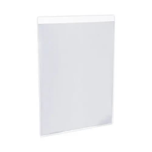 Universal® Wall Mount Sign Holder, 8.5 x 11, Vertical, Clear