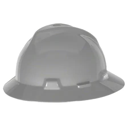 V-Gard® Slotted Full-Brim Hat - Gray, Fas-Trac III