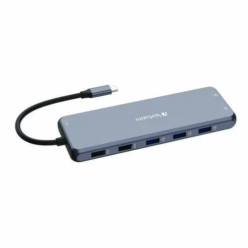 Verbatim® USB-C Pro Multiport Hub CMH 13Port, Gray