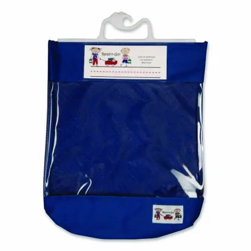 Victor® Seat Sack Read-n-Go Reading Bag, Blue, 10.5" x 2" x 16"