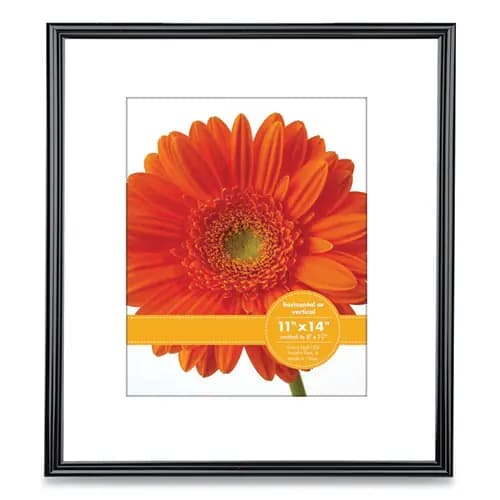 Victory Light Plastic Poster Frame with Mat