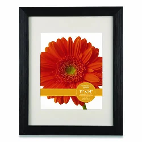 Victory Light Woodtone Poster Frame with Mat, 8 x 10 Insert, Cappuccino