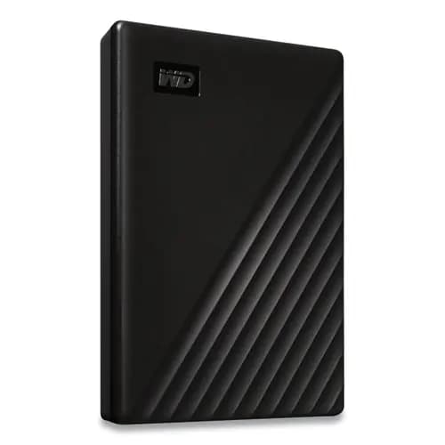 WD MY PASSPORT External Hard Drive, 1 TB, USB 3.2, Black