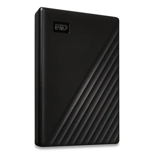 WD MY PASSPORT External Hard Drive, 2 TB, USB 3.2, Black