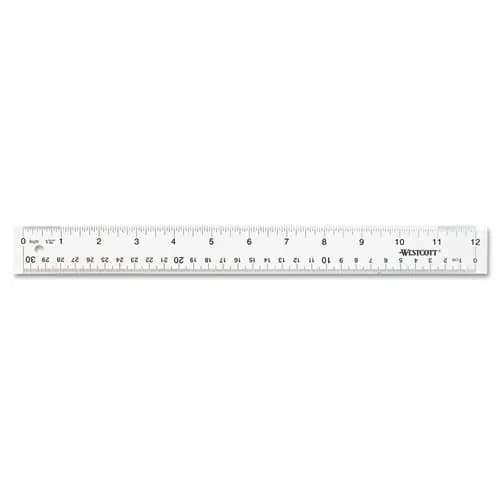 Westcott® Clear Flexible Acrylic Ruler