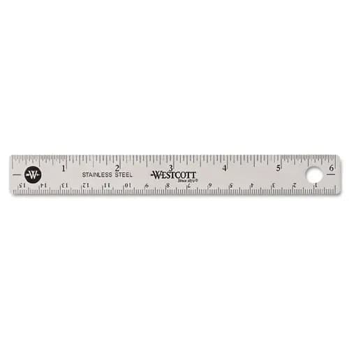 Westcott® Stainless Steel Ruler
