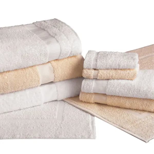 White Single Cam Bath Mat, 7 lbs, 20×30