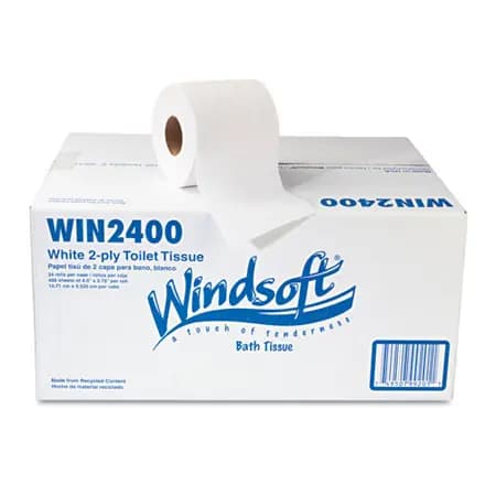 Windsoft 2ply Toilet Tissue 400 Sheets, 24 Rolls