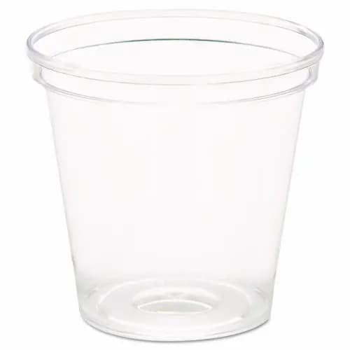 WNA Comet Plastic Portion/Shot Glass, 1 oz, Clear, 50/Pack, 50 Packs/Carton