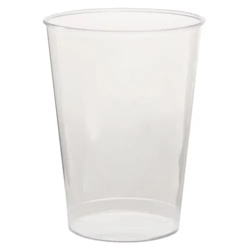 WNA Comet Plastic Tumbler, Tall, 7 oz, Clear, 25/Pack, 20 Packs/Carton