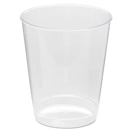WNA Comet Plastic Tumbler, Tall, 8 oz, Clear, 25/Pack, 20 Packs/Carton