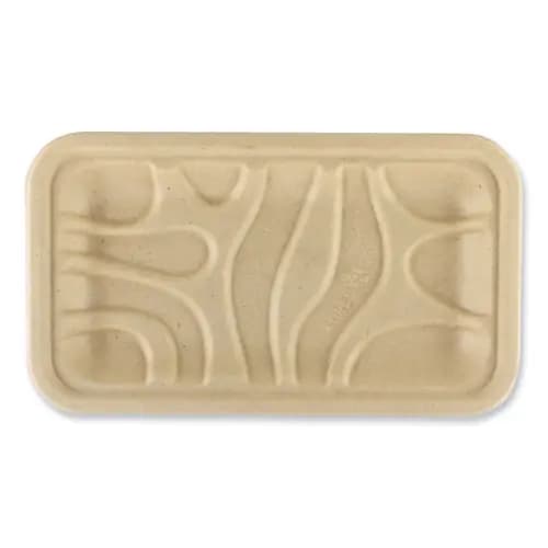 World Centric® Fiber Trays, Natural, Paper, 500/Carton