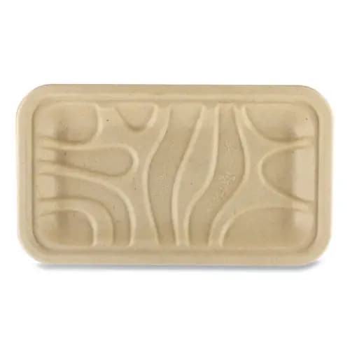 World Centric® Fiber Trays, Natural, Paper, 500/Carton