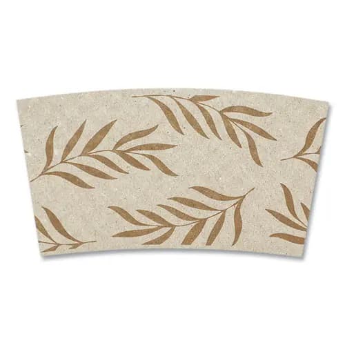 World Centric® Hot Cup Sleeves, Fits 8 oz Cups, Natural, 1,000/Carton