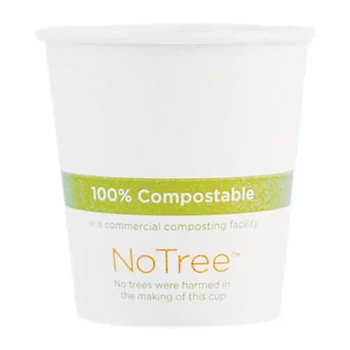 World Centric® NoTree Paper Hot Cups, 10 oz, Natural, 1,000/Carton