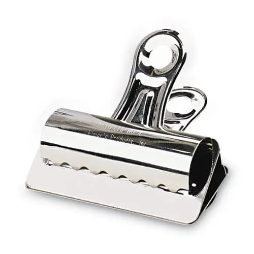 X-ACTO® Bulldog Clips, Jumbo, Nickel, 12/Box