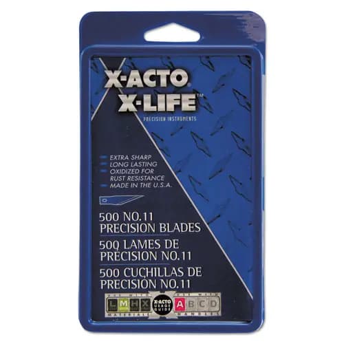 X-ACTO® No. 11 Bulk Pack Blades for X-Acto Knives, 500/Box