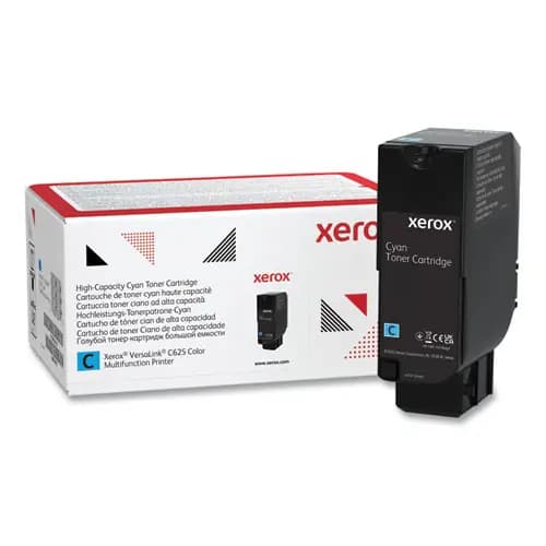 Xerox® 006R04637 High-Yield Toner Cartridge, Cyan, 16,000 Page Yield