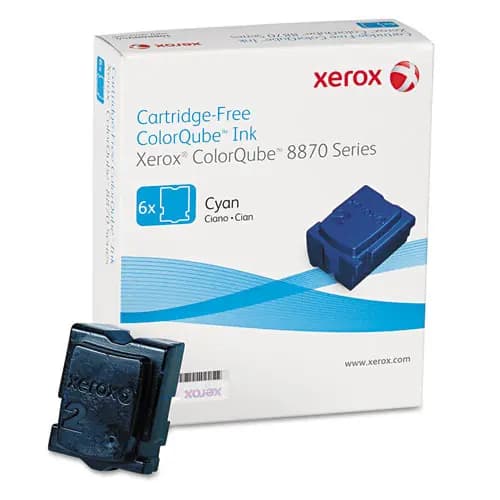 Xerox® 108R00950 Solid Ink Stick, Cyan, 6/Box