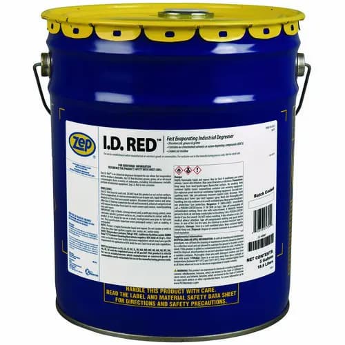 Zep® I.D. RED Liquid Degreaser, 5 gal Pail - Non-Stock, Extended Delivery Time