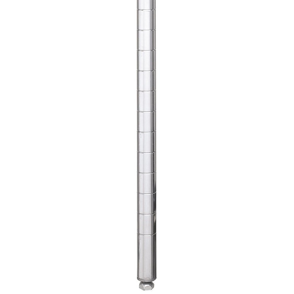 Metro 54P 54 7/16" Super Erecta® Shelving Post w/ 2" Number Increments, Chrome