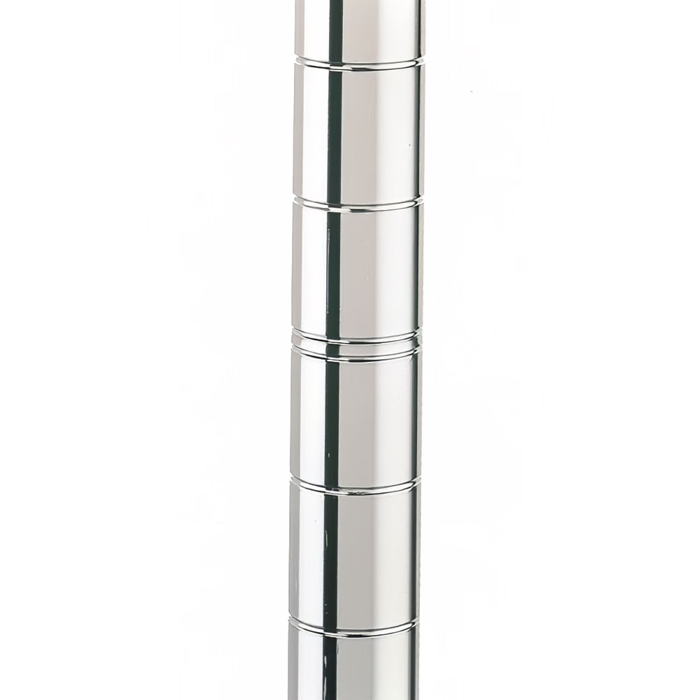 Metro 54UP 53 13/16" Super Erecta® Shelving Post w/ 2" Number Increments, Chrome