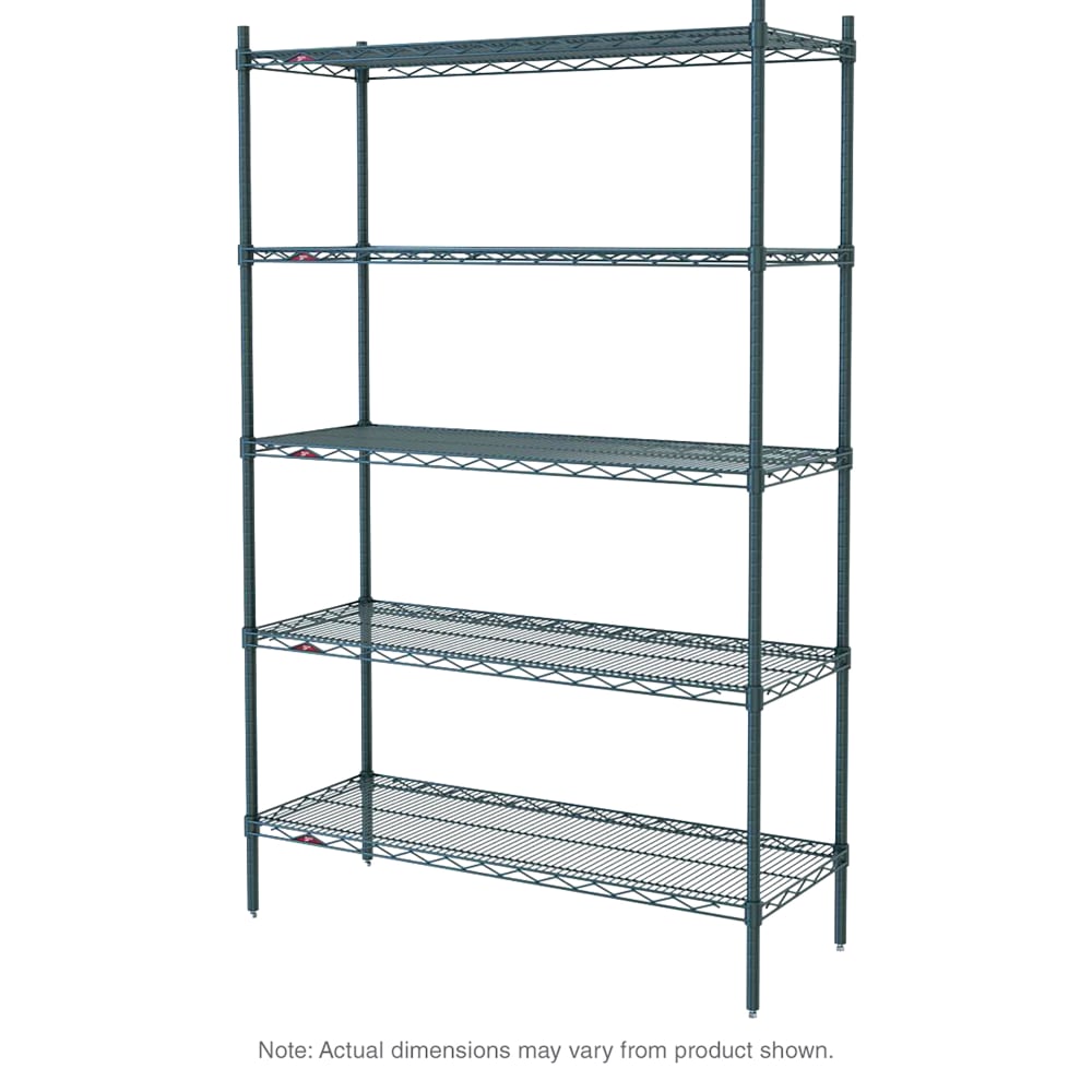 Metro 5N467K3 60" NSF 5-Tier Epoxy Coated Wire Shelf Kit - Super Erecta®, 21"W, 74"H