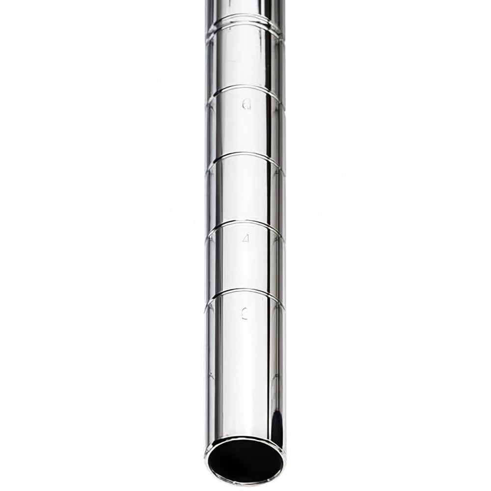 Metro 74UP 73 7/8" Super Erecta® w/ 1" Grooved Increments, Chrome