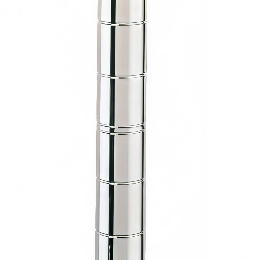 Metro 86P 86 1/2" Super Erecta® Post w/ 2" Number Increments, Chrome