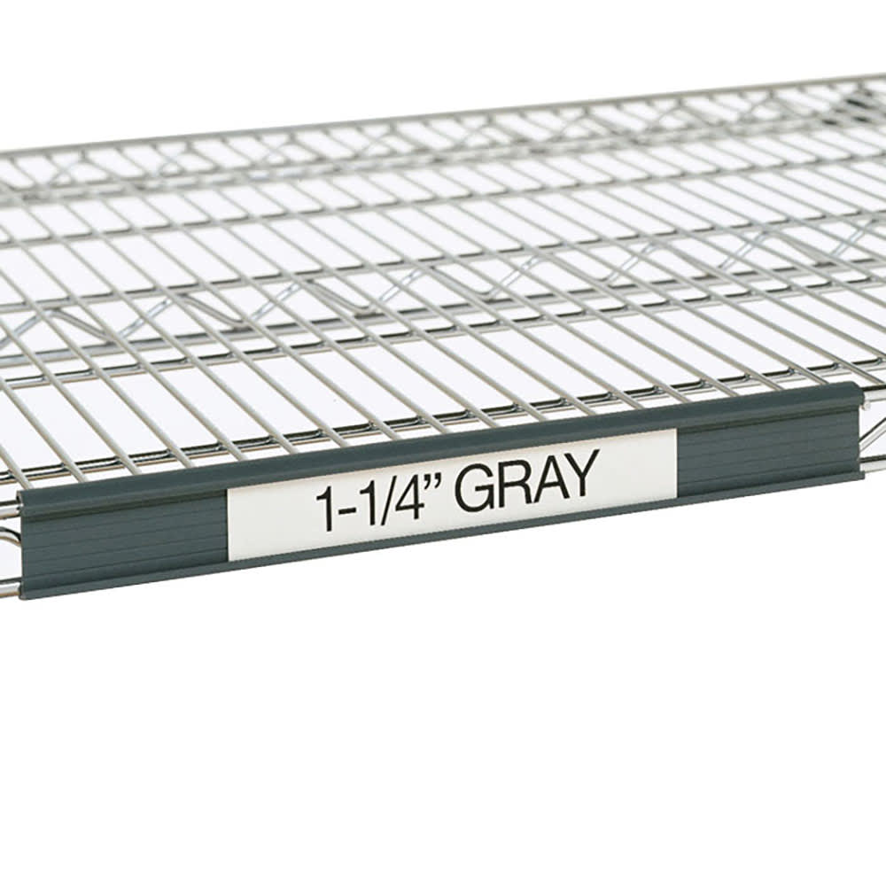 Metro 9990P2 Super Erecta® Label Holder - 19" x 1 1/4", Gray