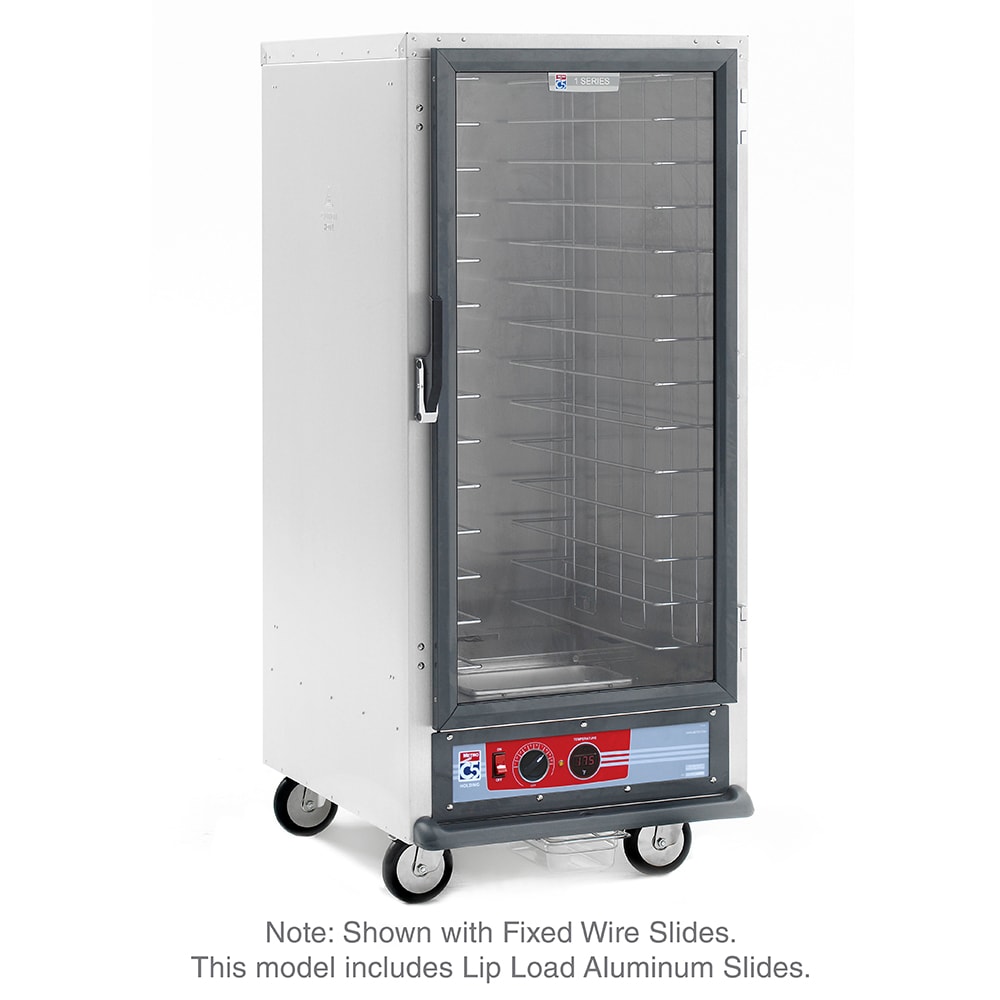 Metro C517-HFC-L 3/4 Height Non-Insulated Mobile Heated Cabinet w/ (27) Pan Capacity, 120v