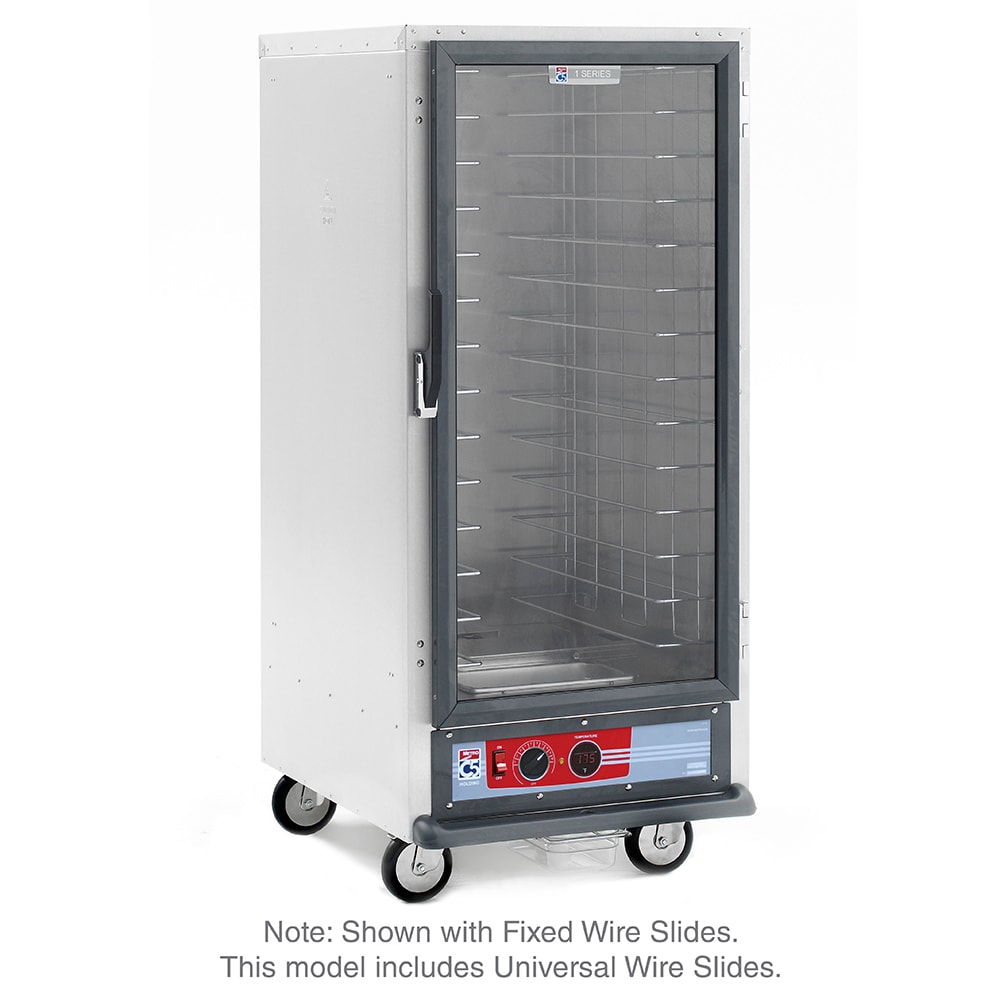 Metro C517-HFC-U 3/4 Height Non-Insulated Mobile Heated Cabinet w/ (14) Pan Capacity, 120v