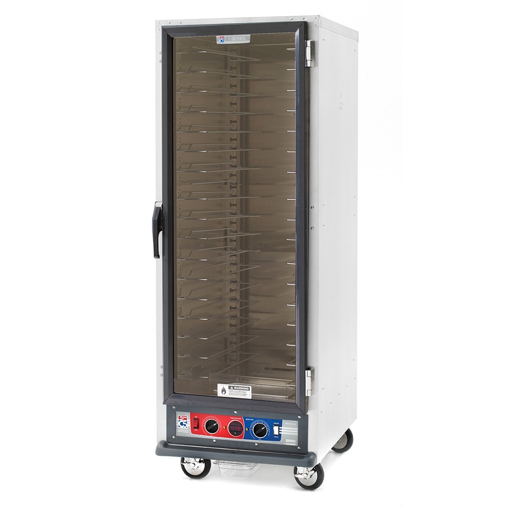 Metro C519-CFC-U Full Height Non-Insulated Mobile Heated Cabinet w/ (18) Pan Capacity, 120v