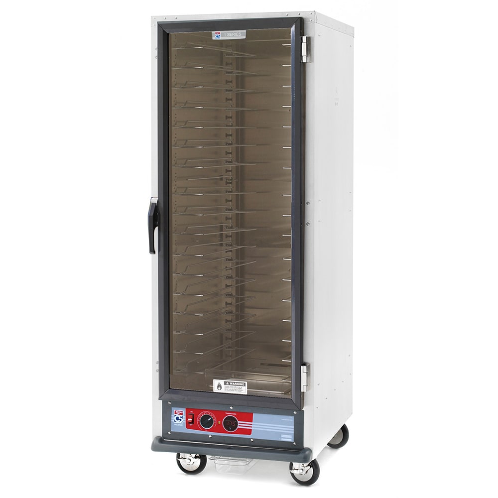 Metro C519-HFC-U Full Height Non-Insulated Mobile Heated Cabinet w/ (18) Pan Capacity, 120v