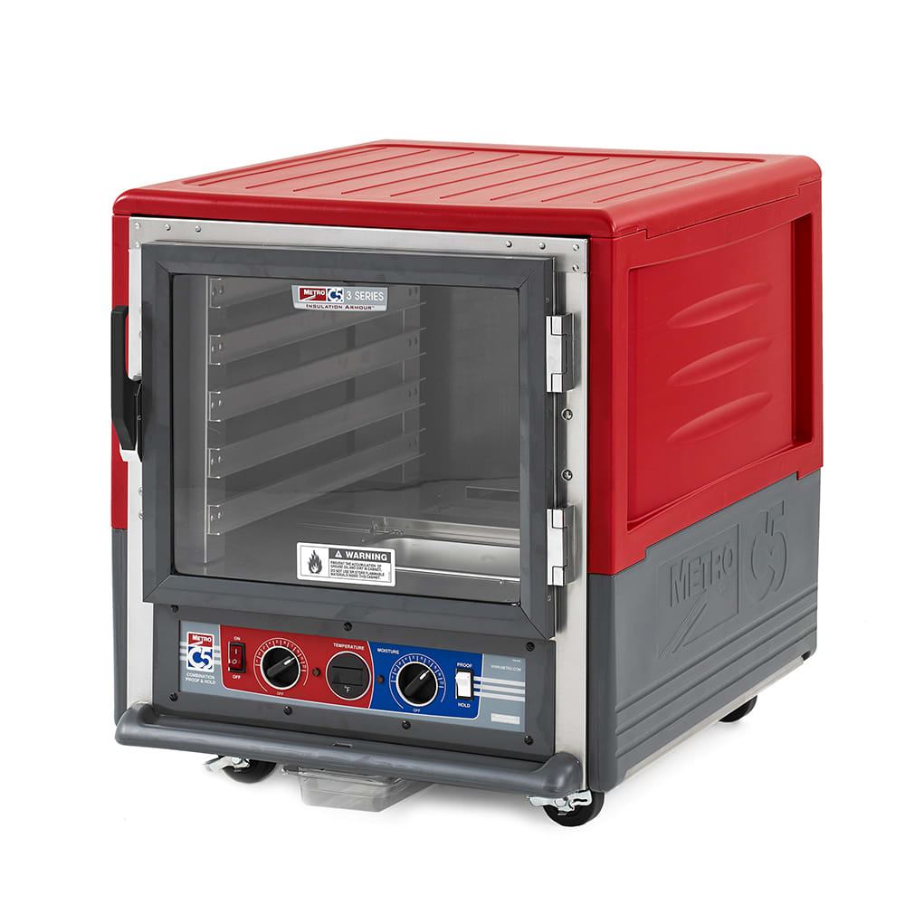 Metro C533-CLFC-L Undercounter Insulated Mobile Heated & Proofing Cabinet w/ (10) Pan Capacity, 120v