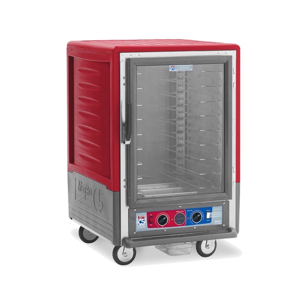 Metro C535-CFC-U 1/2 Height Insulated Mobile Heated Cabinet w/ (8) Pan Capacity, 120v