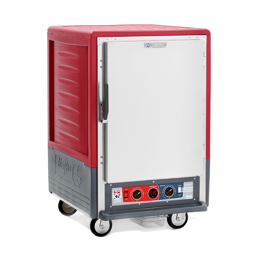 Metro C535-CFS-4 1/2 Height Insulated Mobile Heated Cabinet w/ (8) Pan Capacity, 120v
