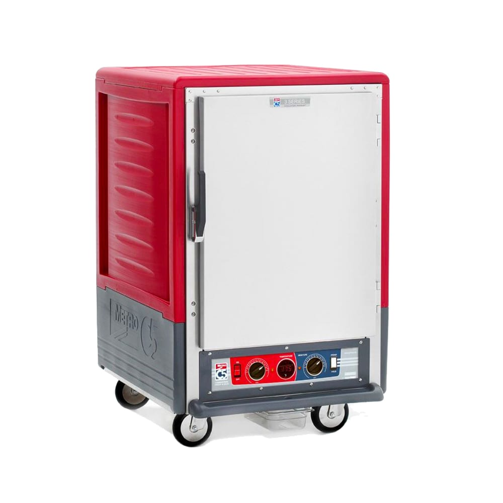 Metro C535-CLFS-U Half Height Insulated Mobile Heated Cabinet w/ (8) Pan Capacity, 120v