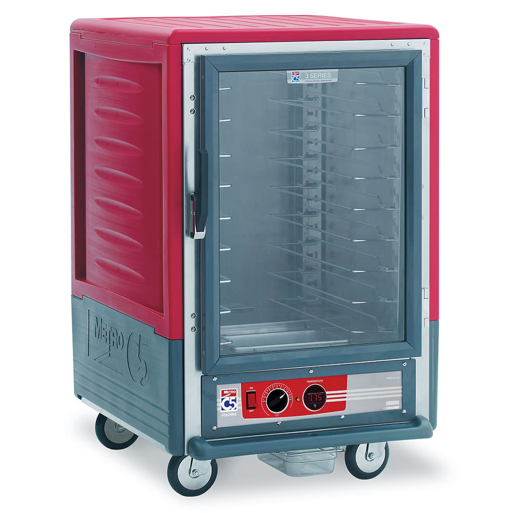 Metro C535-HFC-U 1/2 Height Insulated Mobile Heated Cabinet w/ (8) Pan Capacity, 120v