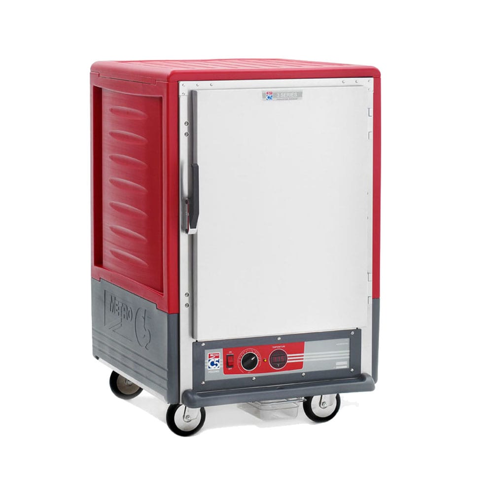 Metro C535-HFS-4 1/2 Height Insulated Mobile Heated Cabinet w/ (8) Pan Capacity, 120v