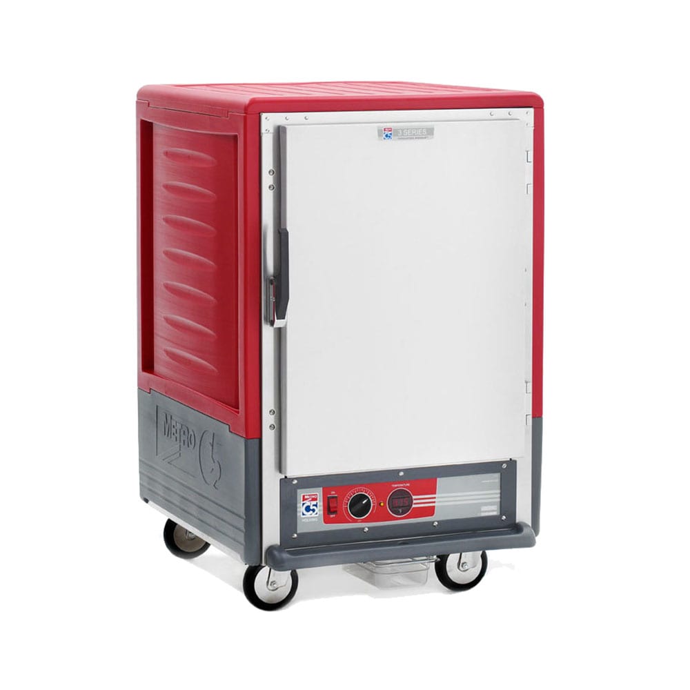 Metro C535-HLFS-L 1/2 Height Insulated Mobile Heated Cabinet w/ (17) Pan Capacity, 120v