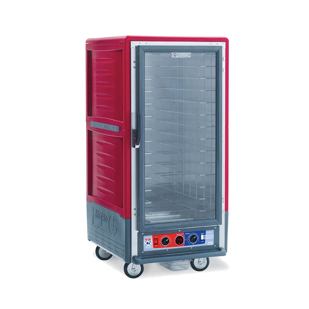 Metro C537-CFC-L 3/4 Height Insulated Mobile Heated Cabinet w/ (27) Pan Capacity, 120v