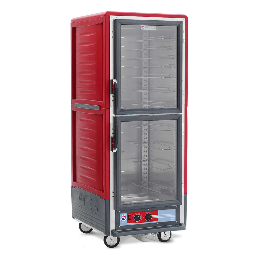 Metro C539-HLDC-U Full Height Insulated Mobile Heated Cabinet w/ (17) Pan Capacity, 120v