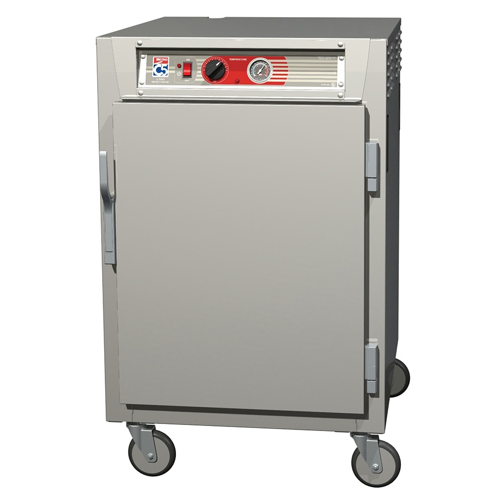 Metro C565-SFS-U 1/2 Height Insulated Mobile Heated Cabinet w/ (8) Pan Capacity, 120v
