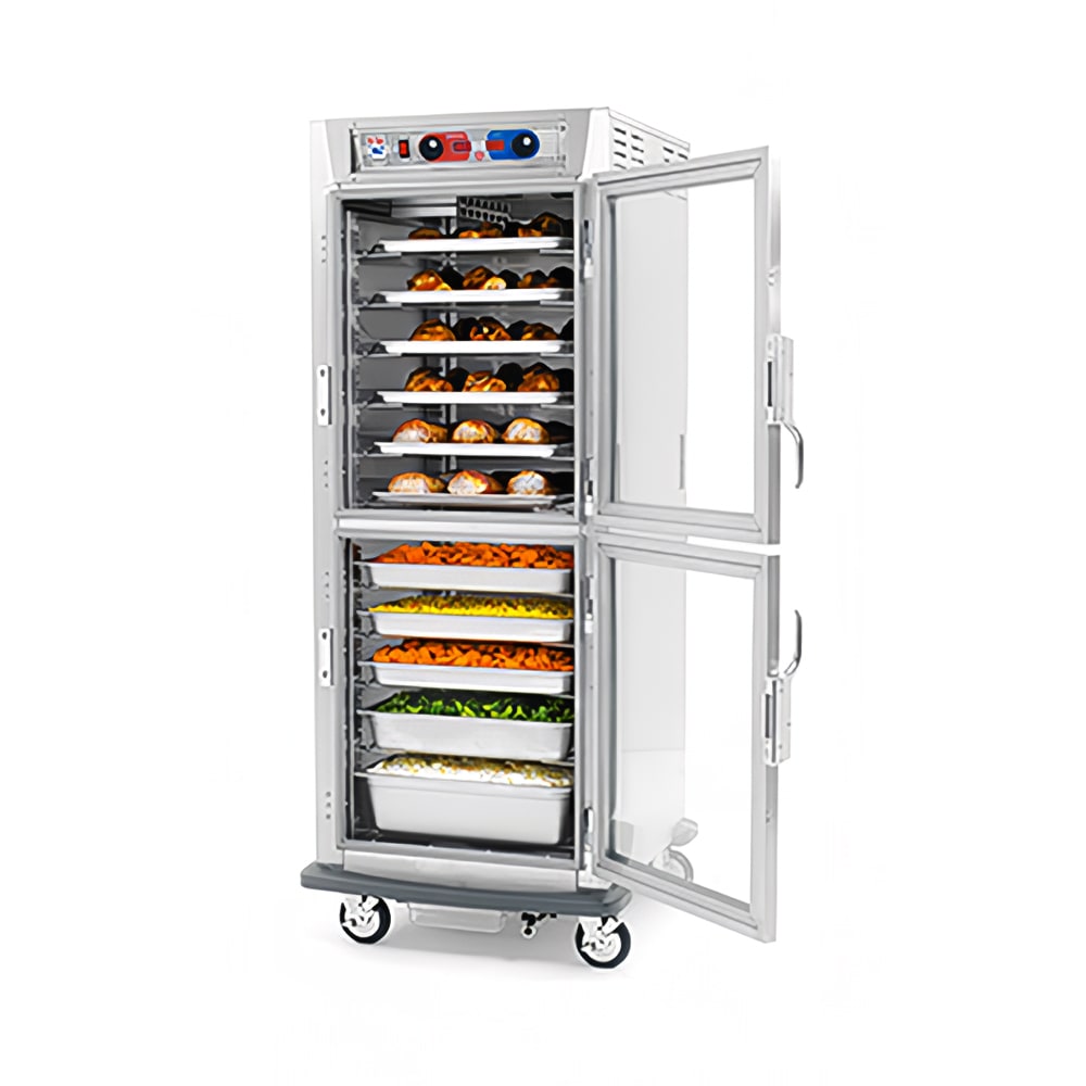 Metro C599-SDC-L Full Height Insulated Mobile Heated Cabinet w/ (34) Pan Capacity, 120v