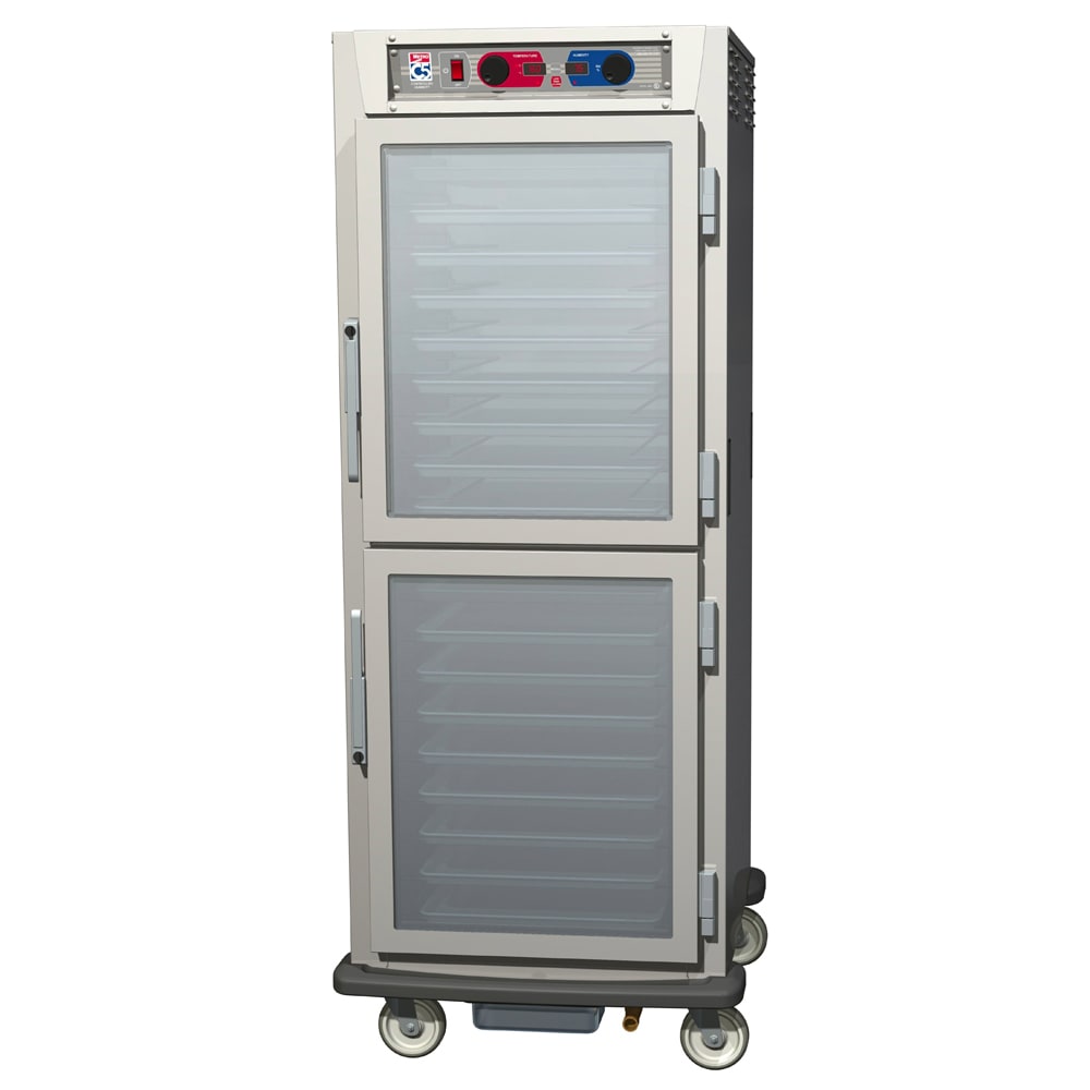 Metro C599-SDC-LPDS Full Height Insulated Mobile Heated Cabinet w/ (34) Pan Capacity, 120v